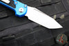 Microtech 2024 LUDT OTS Knife- Blue Handle- Stonewash Blade 1136-10 BL