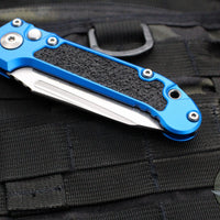 Microtech 2024 LUDT OTS Knife- Blue Handle- Stonewash Blade 1136-10 BL