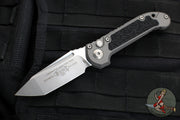 Microtech 2024 LUDT OTS Knife- Natural Clear Finished Handle- Stonewash Blade 1136-10 NC