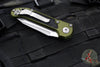 Microtech 2024 LUDT OTS Knife- OD Green Handle- Stonewash Blade 1136-10 OD