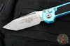 Microtech LUDT OTS Knife- Turquoise Handle- Stonewash Blade 1136-10 TQ