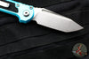 Microtech LUDT OTS Knife- Turquoise Handle- Stonewash Blade 1136-10 TQ