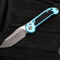 Microtech 2024 LUDT OTS Knife- Tanto Edge- Turquoise Handle- Apocalyptic Blade 1136-10 APTQ