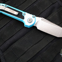 Microtech 2024 LUDT OTS Knife- Tanto Edge- Turquoise Handle- Apocalyptic Blade 1136-10 APTQ