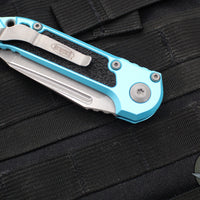 Microtech 2024 LUDT OTS Knife- Tanto Edge- Turquoise Handle- Apocalyptic Blade 1136-10 APTQ