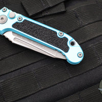 Microtech 2024 LUDT OTS Knife- Tanto Edge- Turquoise Handle- Apocalyptic Blade 1136-10 APTQ
