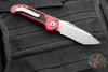 Microtech 2024 LUDT OTS Knife- Tanto Edge- Red Handle- Apocalyptic Part Serrated Blade 1136-11 APRD