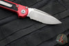 Microtech 2024 LUDT OTS Knife- Red Handle- Apocalyptic Part Serrated Blade 1135-11 APRD