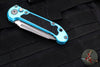 Microtech 2024 LUDT OTS Knife- Tanto Edge- Turquoise Handle- Apocalyptic Part Serrated Blade 1136-11 APTQ