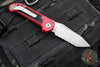 Microtech 2024 LUDT OTS Knife- Tanto Edge- Red Handle- Apocalyptic Full Serrated Blade 1136-12 APRD