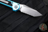 Microtech 2024 LUDT OTS Knife- Tanto Edge- Turquoise Handle- Apocalyptic Full Serrated Blade 1136-12 APTQ