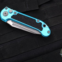 Microtech 2024 LUDT OTS Knife- Tanto Edge- Turquoise Handle- Apocalyptic Full Serrated Blade 1136-12 APTQ