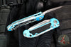 Microtech LUDT OTS Knife- Gen III- Tanto Edge- Turquoise Handle- Stonewash Full Serrated Blade 1136-12 TQ