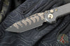 Marfione Select LUDT OTS Knife- Tanto Edge- Carbon Fiber Handle- Baker Forge Coppermai Damascus Blade- Bronze HW 1136-16 MS1 v2