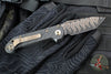 Marfione Select LUDT OTS Knife- Tanto Edge- Carbon Fiber Handle- Baker Forge Coppermai Damascus Blade- Bronze HW 1136-16 MS1 v2