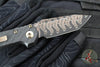 Marfione Select LUDT OTS Knife- Tanto Edge- Carbon Fiber Handle- Baker Forge Coppermai Damascus Blade- Bronze HW 1136-16 MS1 v2