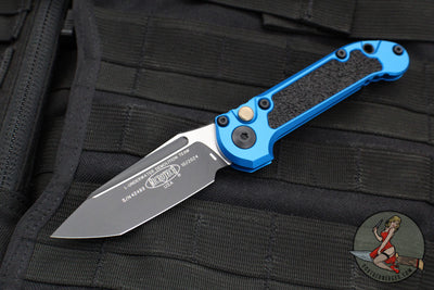 Microtech 2024 LUDT OTS Knife- Blue Handle- Black Blade 1136-1 BL