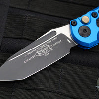 Microtech 2024 LUDT OTS Knife- Blue Handle- Black Blade 1136-1 BL