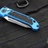 Microtech 2024 LUDT OTS Knife- Blue Handle- Black Blade 1136-1 BL