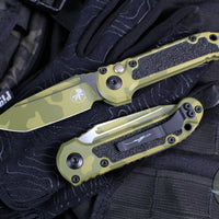 Microtech LUDT OTS Knife- Bazooka Camo Finished Handle- Bazooka Camo Finished Blade 1136-1 BOCS-Z4