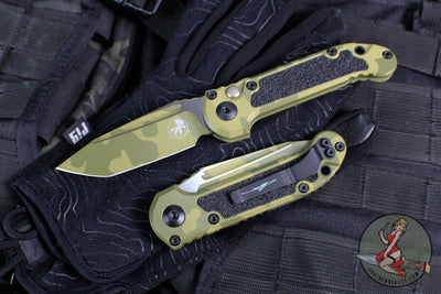 Microtech LUDT OTS Knife- Bazooka Camo Finished Handle- Bazooka Camo Finished Blade 1136-1 BOCS-Z4