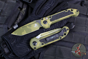 Microtech LUDT OTS Knife- Bazooka Camo Finished Handle- Bazooka Camo Finished Blade 1136-1 BOCS-Z4