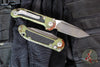 Microtech LUDT OTS Knife- GEN III- Tanto Edge- Outbreak Finished Handle- Outbreak Black Finished Plain Edge Blade 1136-1 OBS