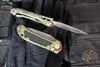 Microtech LUDT OTS Knife- GEN III- Tanto Edge- Outbreak Finished Handle- Outbreak Black Finished Plain Edge Blade 1136-1 OBS