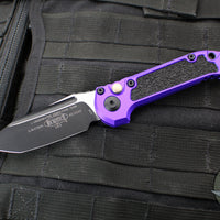 Microtech LUDT OTS Knife- Purple Handle- Black Blade 1136-1 PU