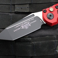 Microtech 2024 LUDT OTS Knife- Red Handle- Black Blade 1136-1 RD