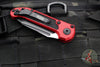 Microtech 2024 LUDT OTS Knife- Red Handle- Black Blade 1136-1 RD