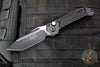 Microtech LUDT OTS Knife- Tanto Edge- Tactical- Black Handle- Black Blade 1136-1 T