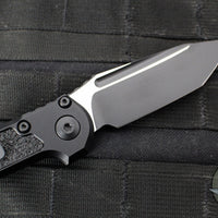 Microtech LUDT OTS Knife- Tanto Edge- Tactical- Black Handle- Black Blade 1136-1 T