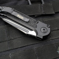 Microtech LUDT OTS Knife- Tanto Edge- Tactical- Black Handle- Black Blade 1136-1 T