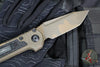 Microtech LUDT OTS Knife- Tanto Edge- Topographic Badlands Finished Handle And Plain Edge Blade 1136-1 TPBNCS-Z4