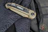 Microtech LUDT OTS Knife- Tanto Edge- Topographic Badlands Finished Handle And Plain Edge Blade 1136-1 TPBNCS-Z4
