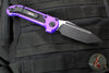 Microtech LUDT OTS Knife- Purple Handle- Black Blade 1136-1 PU