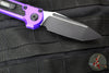 Microtech LUDT OTS Knife- Purple Handle- Black Blade 1136-1 PU