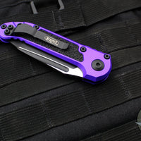 Microtech LUDT OTS Knife- Purple Handle- Black Blade 1136-1 PU