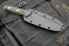 Microtech Socom Alpha- Tanto Edge- Black G-10 Handle With Zombietech Finished Blade 114-1 Z
