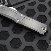 Microtech Combat Troodon Gen III OTF Knife- Double Edge- Apocalyptic Black Handle- Apocalyptic Blade 1142-10 APBKAP Gen III 2024