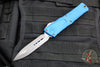 Microtech Combat Troodon Gen III OTF Knife- Double Edge- Blue Handle- Apocalyptic Blade 1142-10 APBL Gen III 2024