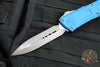 Microtech Combat Troodon Gen III OTF Knife- Double Edge- Blue Handle- Apocalyptic Blade 1142-10 APBL Gen III 2024