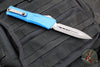 Microtech Combat Troodon Gen III OTF Knife- Double Edge- Blue Handle- Apocalyptic Blade 1142-10 APBL Gen III 2024