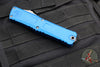 Microtech Combat Troodon Gen III OTF Knife- Double Edge- Blue Handle- Apocalyptic Blade 1142-10 APBL Gen III 2024