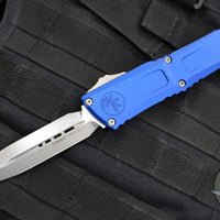 Microtech Combat Troodon Gen III OTF Knife- Double Edge- Navy Blue Handle- Apocalyptic Blade 1142-10 APNA Gen III 2024