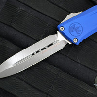 Microtech Combat Troodon Gen III OTF Knife- Double Edge- Navy Blue Handle- Apocalyptic Blade 1142-10 APNA Gen III 2024