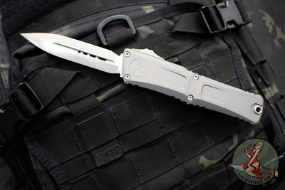 Microtech Combat Troodon Gen III OTF Knife- Double Edge- Natural Clear Finished Handle- Apocalyptic Blade 1142-10 APNC Gen III 2024