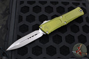 Microtech Combat Troodon Gen III OTF Knife- Double Edge- Green Handle- Apocalyptic Blade 1142-10 APOD Gen III 2024