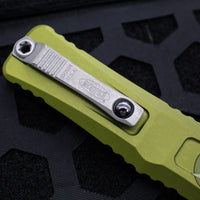 Microtech Combat Troodon Gen III OTF Knife- Double Edge- Green Handle- Apocalyptic Blade 1142-10 APOD Gen III 2024